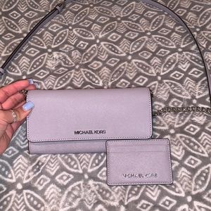 Michael Kors Wallet Crossbody & Cardholder Set